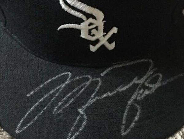 

michael signed signatured autographed cap hats size adjustable  fit all7087599, Black;white