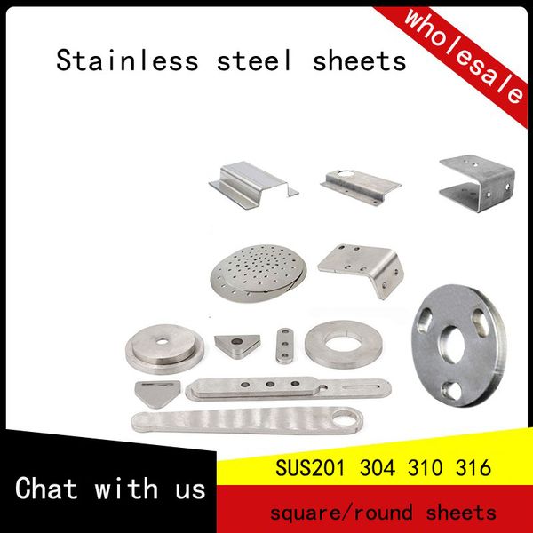 

stainless steel square sheet 300*300mm(11.81") 350*350mm (13.78") thick 1.2mm metal surface for building machine parts