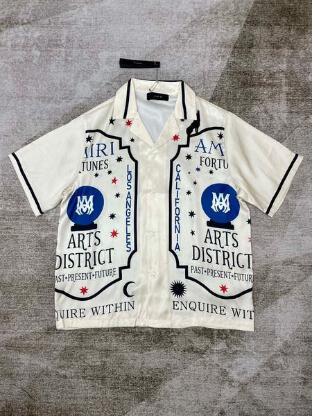 

2023 fall fashions mens designer luxury beautiful color shirts - us size shirts - wonderful mens designer button short sleeve shirts, White;black