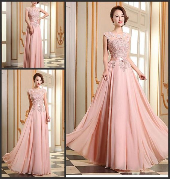 

2019 formal aline jewel georgette evening dresses applique backless bow floor length sleeveless beaded party prom evening gowns5902307, Black;red