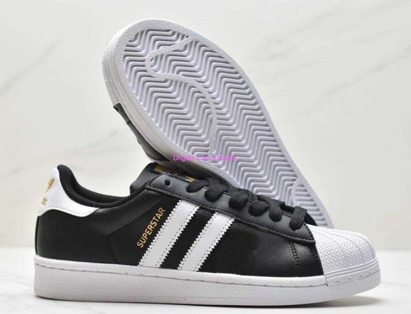 

new 2023 superstar bold ad black white men shoes core black cloud white gold metallic fv3335 sports sneakers shoes us 7-11 eur 40-45