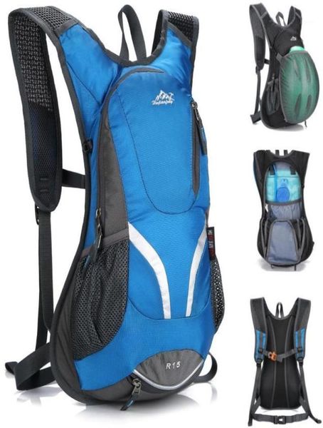 

outdoor bags 15l sports cycling camping water bag hydration backpack ultra light hiking bike riding pack bladder knapsack16735184