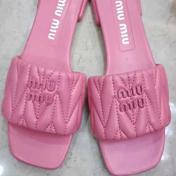 

women sandals mius slide designer beach new shoes high flat bottom slippers fairy sandal square thread line outwear o44p