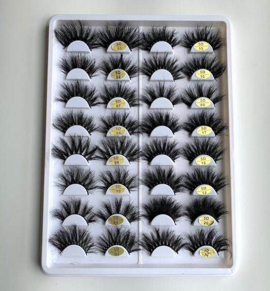 

25 mm 5d mink eyelash dramatic long lashes makeup full strip lashes 25mm false eyelashes 3d mink eye lash reusable2877178