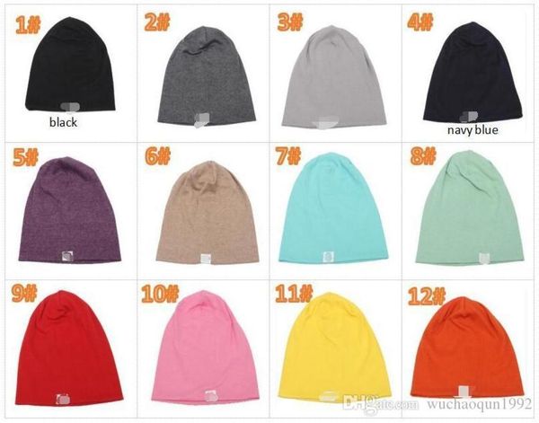 

ins baby cotton hats girls boys warm caps candy color beanies accessories infant kids winter beanie pography props9668461, Yellow