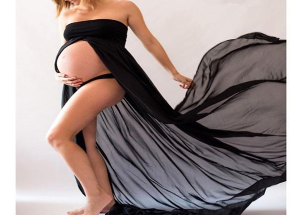 

chiffon maternity dresses pography props pregnancy dress for po shoot maxi dresses for pregnant women clothes6023590, White