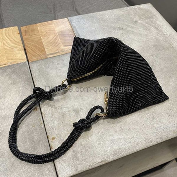 

totes 2022 fashion rhinestone evening clutch bag women's glittering diamond evening bag ladies party wedding handbag clutch purse tote
