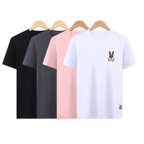 

mens psychos tees designer tshirts bunnys casual loose classic business short sleeve summer trend fashion luxury brand sports t-shirt ayzo, White;black