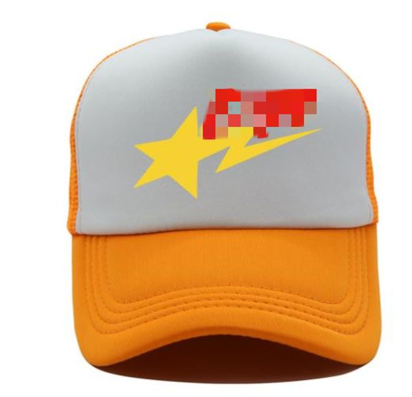 

trucker cap european and american printed letters men's and women's foreign trade hip hop fashion sun-proof net hat summer basebal, Blue;gray