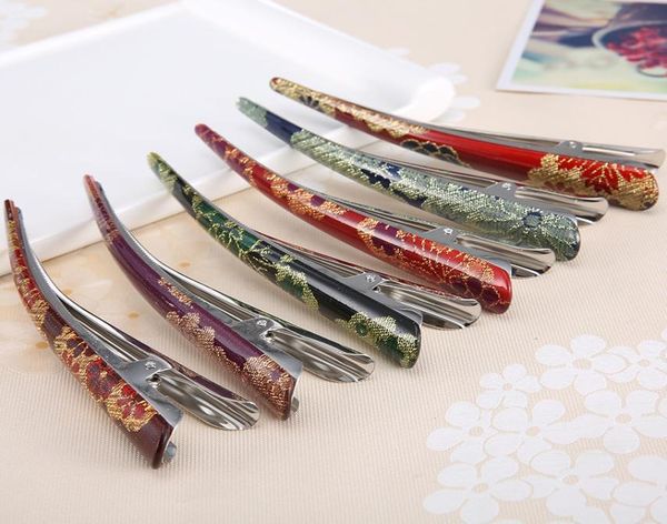 

3pcslot beautiful vintage duckbill hair clip claws for women barrettes headwear fashion hair pin clamp headdress accessories1635233, Black;brown