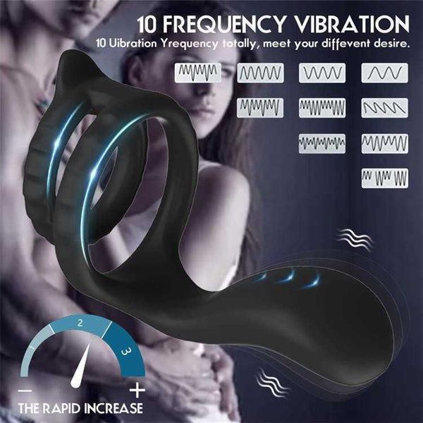 

men's locking ring prostate vibrating massager products