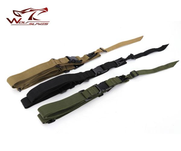 

tactical 3 point rifle sling adjustable durable hunting nylon bungee sling swivels three point gun strap3242376