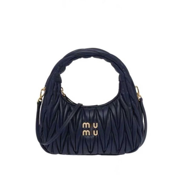 

bags miu shoulder wander matelasse underarm miui bag women's designer purses cleo tote hobo handbag luxury with strap clutch genuine le