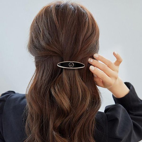 

brand designer hair clips barrettes high end fashion letter c designer hairpin popular brand headwear new high-end fine design hair clip for, Golden;silver