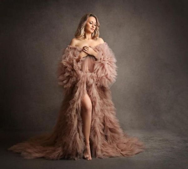 

bridal po shoot pregnancy prom dresses 2021 long kimono robe maternity dress evening gowns bride sleepwear5139929, Black