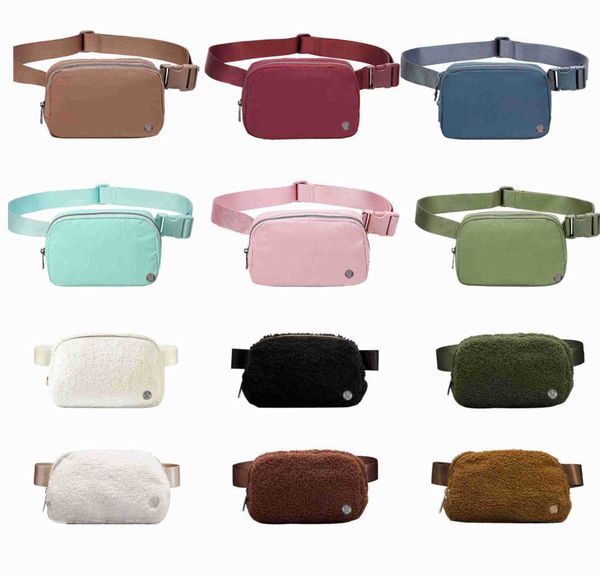 

waistpacks women bum lulu everywhere fleece waist bag schest luxury designer yoga belt bag fanny pack nylon bumbag mens handbag fashion tren