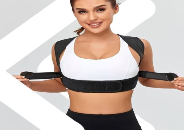 

back support posture corrector belt for correction shoulder brace straightener cottrctor7511943, Black;blue