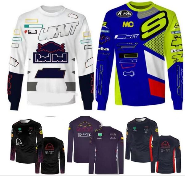 

f1 racing long sleeve shirt summer outdoor downhill jersey same custom