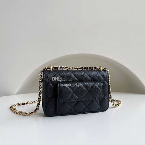 

designer bag lady bag leather genuine chain shoulder bag box yc093 with flap bag