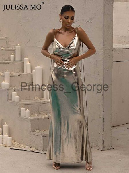 

party dresses julissa mo 2023 new women elegant v neck offshoulder backless maxi dress party club evening bodycon dress summer clothes x0629, White;black