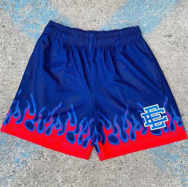 

fashion men's luxury ee shorts basic eric emanuel new york city skyline brand men women basketball pants casual loose fitness sports me, White;black