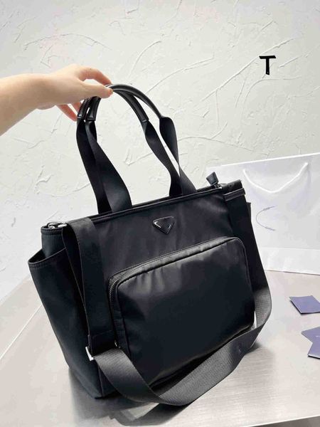 

p bag new shoulder bag women's nylon handheld crossbody bag casual big bag simple tote bag fashion versatile fashion ya7s
