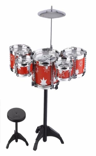 

plug size lightweight mini children kids practicing drum instrument portable abs stainless steel drum set with chair2497918