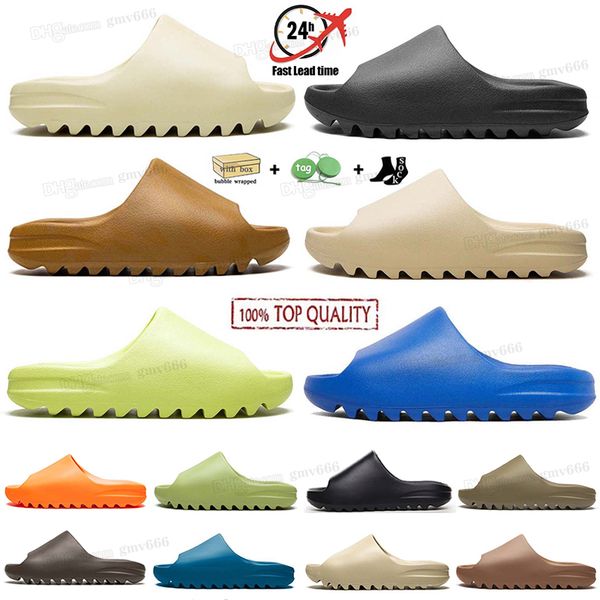 

2023 classic leather ladies sandals luxury designer fashion ladies slippers rubber sole beach flip flops ghom, Black