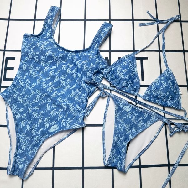 

luxury bikini set designer for women summer letter bathing suit fashion halter push up low waist two-piece beachwear beach pool yacht party, White;black