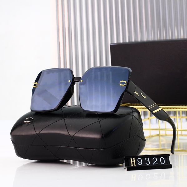 

women designer sunglasses 9320 original eyeglasses outdoor shades pc frame fashion classic lady mirrors for women and men glasses, White;black