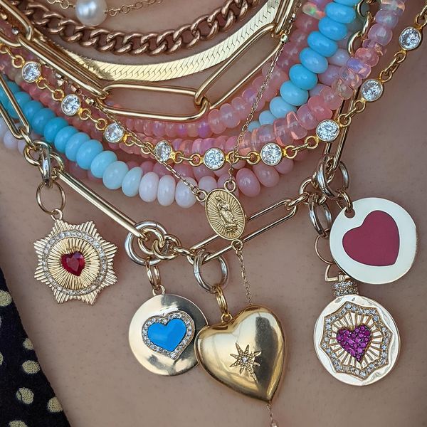 

pendant necklaces 32 kinds heart necklace for women snake box chain stainless steel link cute love collars gold color woman s choker 230629, Silver