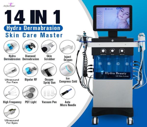 

14 in 1 hydra dermabrasion machine microdermabrasion hydro diamond peel hydra cleaning beauty equipment4306212