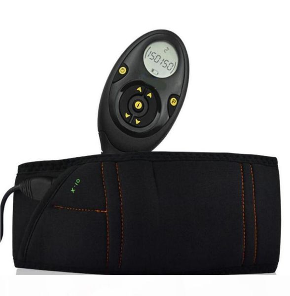 

male 150 intensity levels ems rechargeable muscle stimulator abdominal muscle toner slimming flex belt with retail box4601211