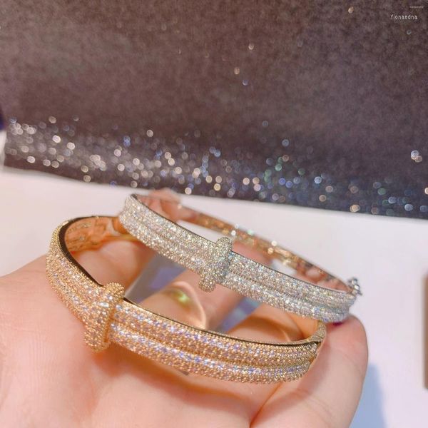 

bangle fashion jewelry bracelet zircon women's evening accessories luxury, Black