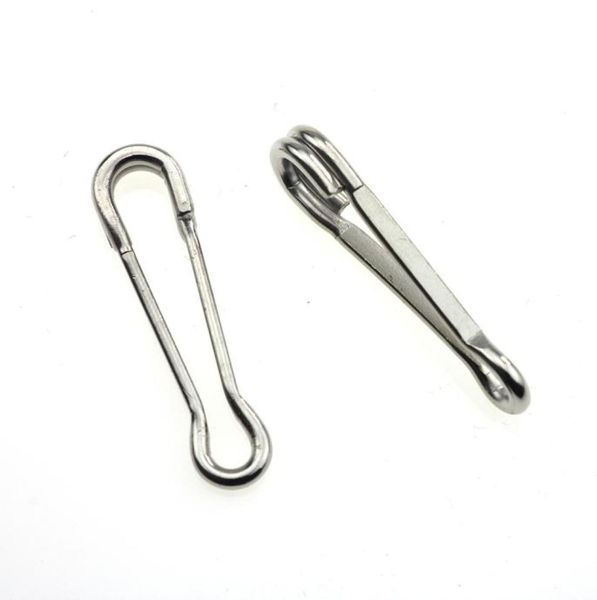 

rompin 20pcslot fishing snap swivel hook hawaii snap bass fishing connector carp fishing lures speed clips accessories5267406