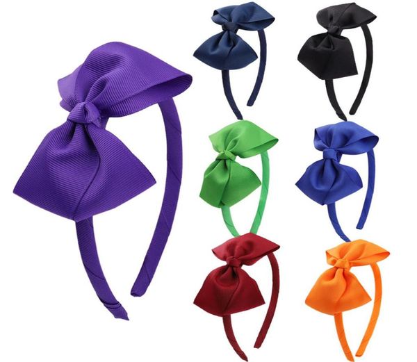 

kids039 accessories hair girls039 head pieces bow hairband for girls handmade solid ribbon with satin hoops daily life9890310, White;red