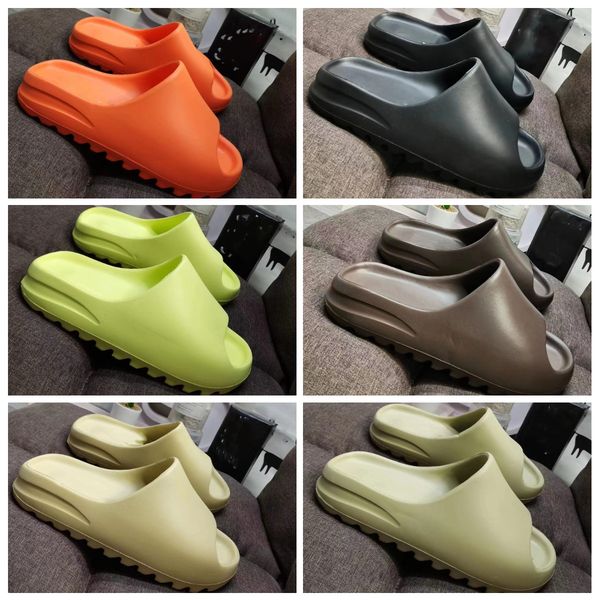 

designer slides slippers sandals foam runner slipper fashion sandals children triple black white red resin bone desert sand lightweight and