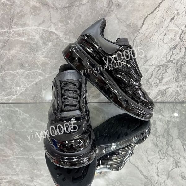 

2023 new luxurys designer brand shoes for men women fashion calf leather platform runner trainers sneakers lightweight xsd221137, Black