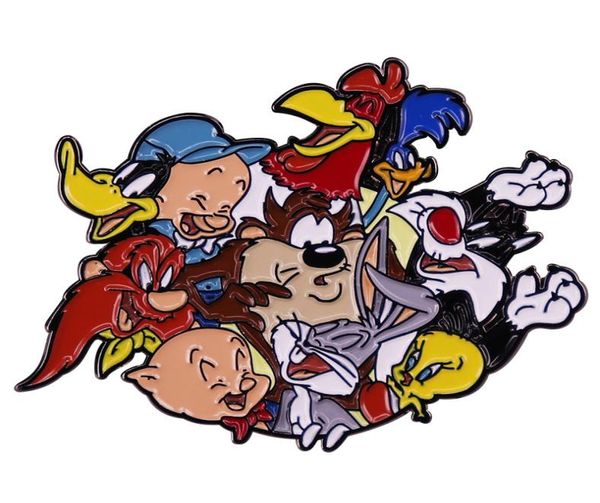 

vintage animated character collection brooch metal badge accessory childhood memories gift commemoration7879198, Blue