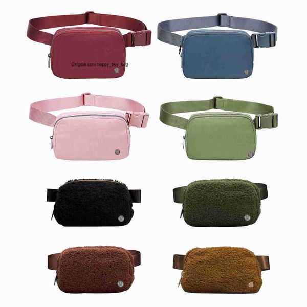 

waistpacks womens lulu bum everywhere fleece crossbody bag yoga luxury designer belt nylon bag bumbags fanny pack gets up handbag fashion tr