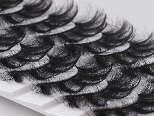

false eyelashes hbzgtlad 10 pair 1825 mm mink fluffy lashes dramatic messy long makeup whole 3d2295126