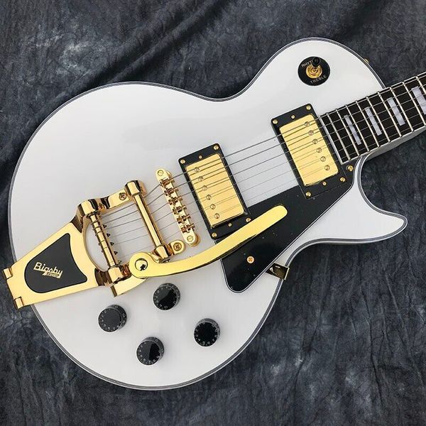 

electric guitar big tremolo gold hardware 6 strings custom high quality