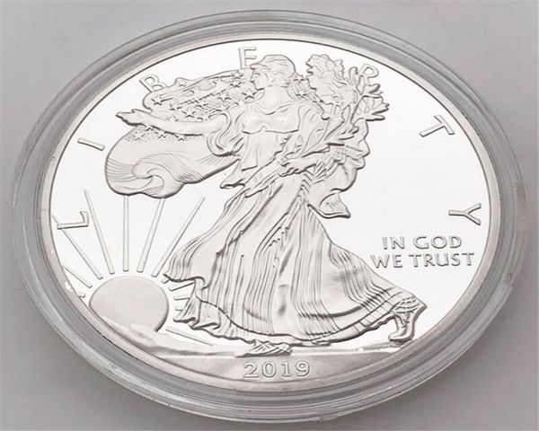 

2019 statue of liberty commemorative coin 1 oz fine silver one dollar coins collectibles us america coins boxing ring4076113