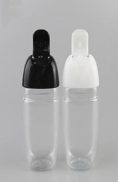 

30ml hand sanitizer bottle empty pet plastic half round flip cap bottle children039s carry disinfectant hand sanitizer bottle f5337539