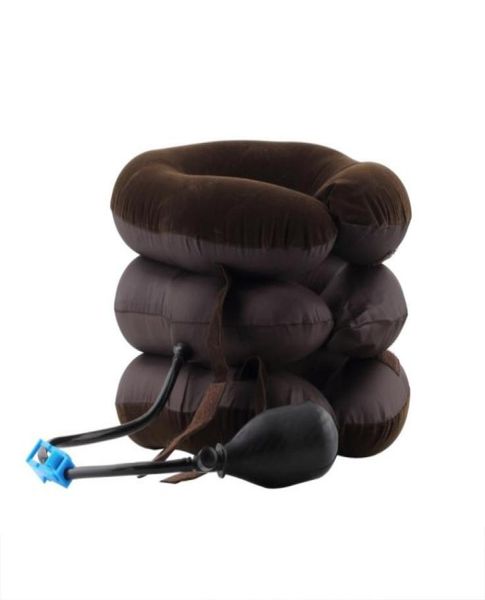 

inflatable air compressor neck cervical traction collar therapy massage pillow pain relief travel car cover cushion6127361