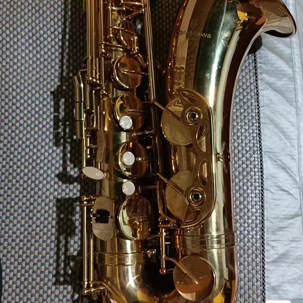 

high-end t-992 tenor saxophone bb tone lacquered gold brass one-to-one engraved pattern jazz instrument with accessories