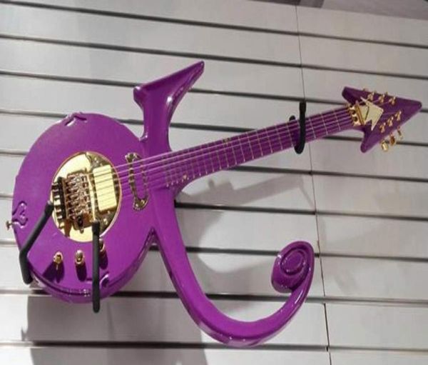 

purple prince symbol guitar tremolo bridge gold hardware abstract rain china made3300084