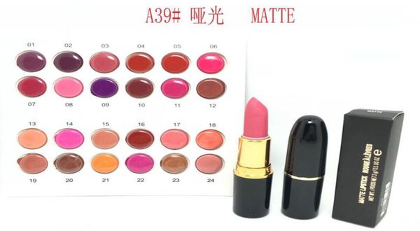 

dhl new makeup gold lustre lipstick 3g with name 24 color6173624