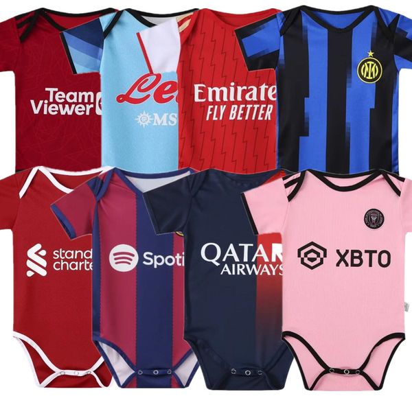 

2023 psgs real baby soccer jersey 23 24 madrid barcelona man utd rashford sancho home football kids kit 9-18 months shirt, Blue