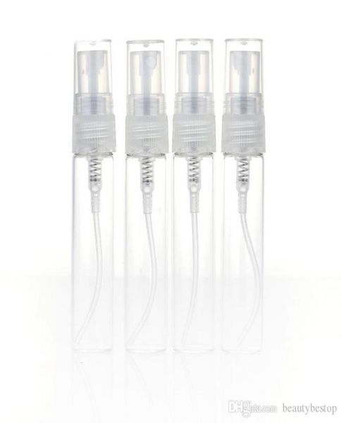 

whole 3000pcslot small perfume vials atomizer refillable pump spray bottles 3ml sample perfume bottles dhl 2471934